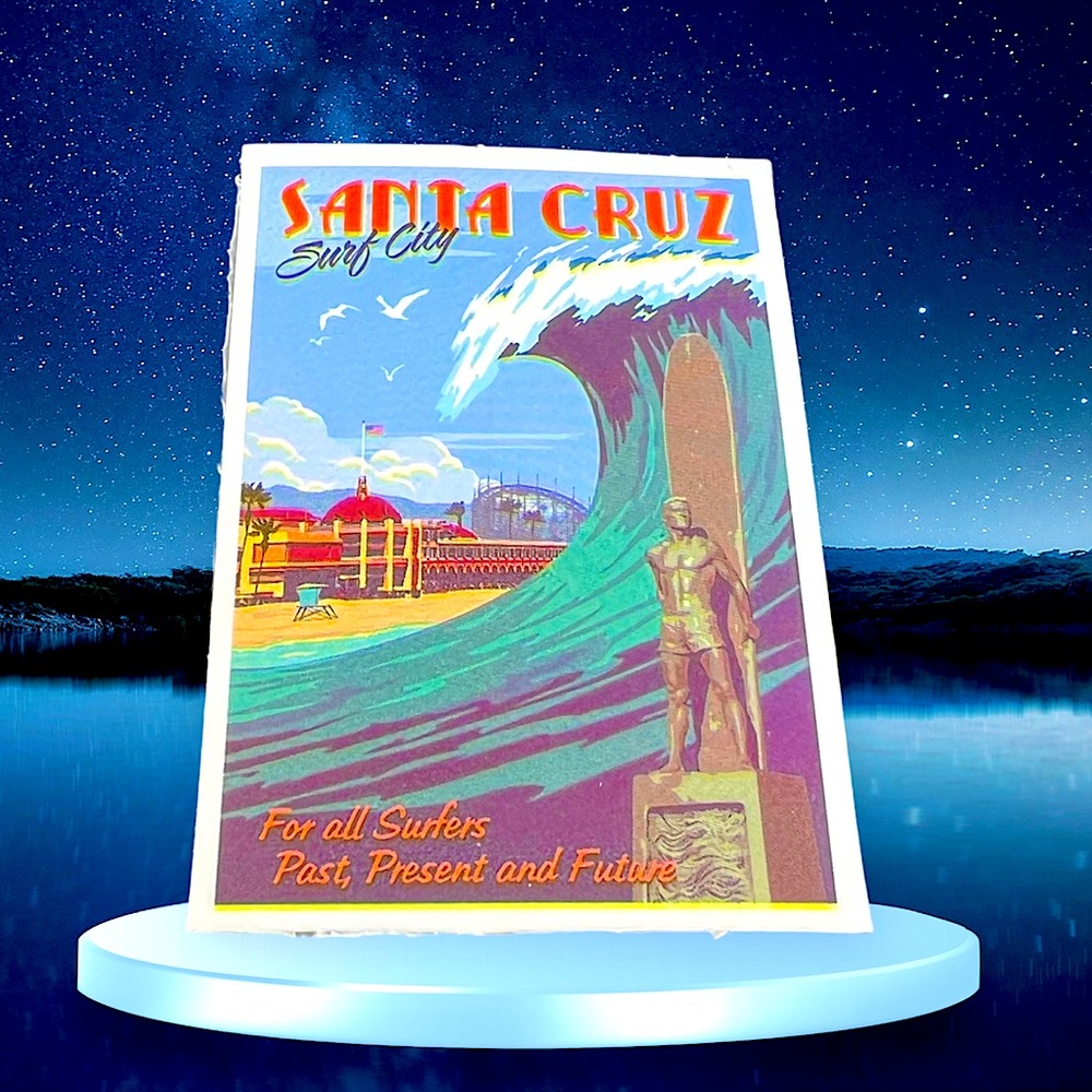 Santa Cruz Outdoor Adventure Journey Wander Traveler Explore Sticker